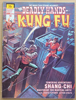 Buy The Deadly Hands Of Kung Fu #13, Bronze Age Classic, 1975. • 13£