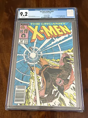 Buy Uncanny X-men #221 Cgc 9.2 Newsstand Wp 1st App Mister Sinister Marvel Comics • 62.23£