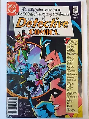 Buy DETECTIVE COMICS #500 FN BATMAN GIANT SIZED 7 STORIES Aparo Giordano DC 1981 • 8£