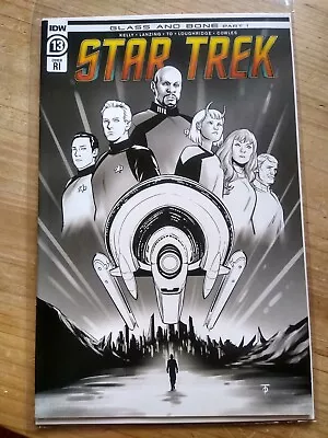 Buy IDW  Star Trek 13 Glass And Bone Part 1 Cover RI 1:10 • 9.99£