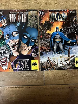 Buy Batman Legends Of The Dark Knight #39-40 Mask Two Issue Set 1992 DC Comics • 7.99£