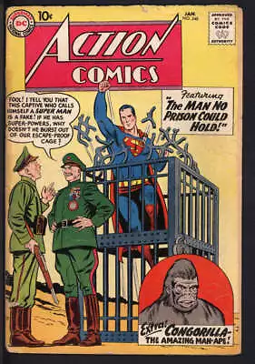 Buy Action Comics #248 0.5 // Dc Comics 1959 • 26.40£