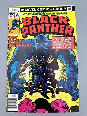 Buy Marvel's  Black Panther #8 (1977) Bronze Age Comic Jack Kirby Art, High Grade • 14.39£