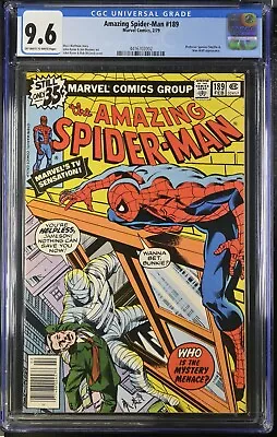 Buy  Amazing Spider-Man 189 2/79 Marvel Comics CGC 9.6 Near Mint + • 66.01£