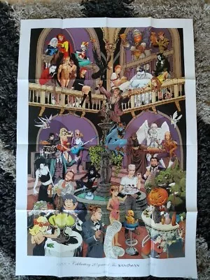 Buy The Sandman: Neil Gaiman 20th Anniversary Poster - 2008 DC - 27 X39  Folded • 7£