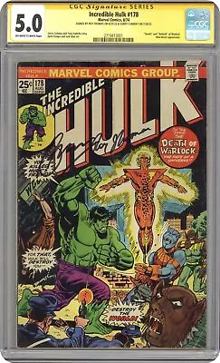 Buy Incredible Hulk #178 CGC 5.0 SS Thomas/ Conway 1974 2719413001 • 74.55£