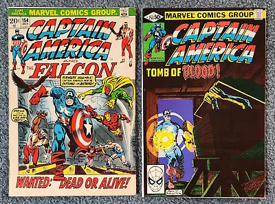 Buy Captain America #154,253 1st Full App Jack Monroe Bucky Marvel 1972-81 FN-/NM- • 24.84£