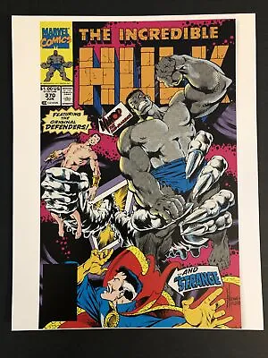 Buy The Incredible Hulk #370 COVER Marvel Comic Book Poster 8.5x10 • 14.90£