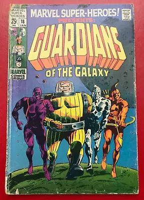 Buy Marvel Super Heroes 18 1st App Guardians Of The Galaxy. 1968. VG. Cents Copy • 75£