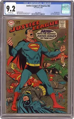 Buy Justice League Of America #63 CGC 9.2 1968 3961586017 • 201.92£