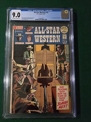 Buy All Star Western #10 Cgc 9.0 1st Appearance Jonah Hex Dc Comics 1972 • 850.39£