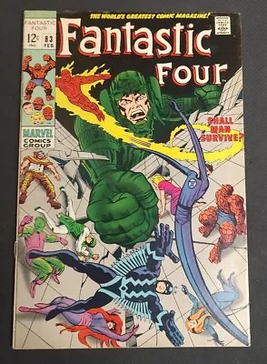 Buy Fantastic Four #83 2nd App. Of Franklin Richards Marvel Comics 1969 VF-NM  • 62.13£