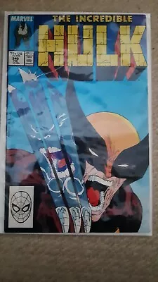 Buy Incredible Hulk #340  NM  Todd McFarlane Cover W/ Wolverine 1988 + 2 OTHER Comic • 134.99£