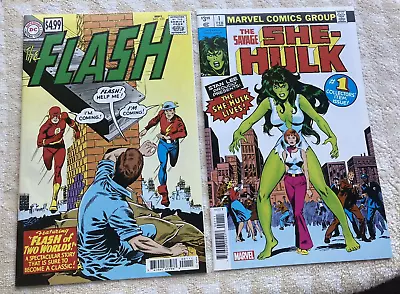 Buy The Savage She-Hulk #1 Facsimile 2022 + FLASH Edition 123 FACSIMILE EDITION • 9.99£