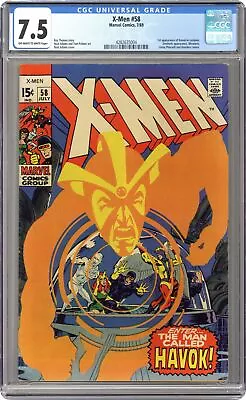 Buy Uncanny X-Men #58 CGC 7.5 1969 4282635004 • 318.98£