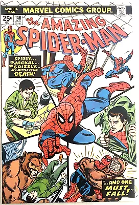 Buy Amazing Spider-man # 140. 1st Series. Jan 1975. Gil Kane-cover. Vfn 8.0 • 28.99£