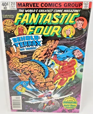 Buy Fantastic Four #211 Terrax The Tamer 1st Appearance *1979* Newstand 7.5 • 19.80£