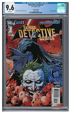 Buy Detective Comics #1 (2011) 2nd Print Variant Joker Cover CGC 9.6 ED213 • 38.79£