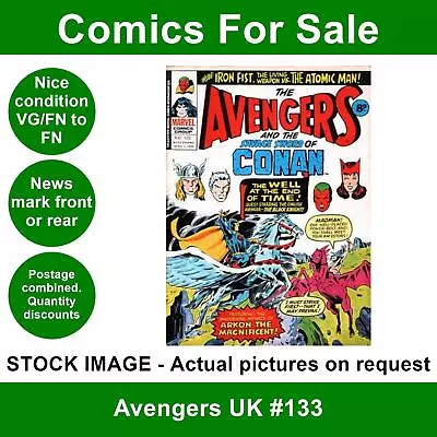 Buy Avengers UK #133 Comic VG/FN 03 April 1976 Marvel UK • 4.99£