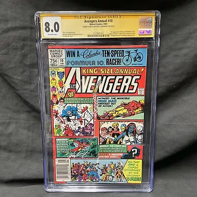 Buy Avengers Annual 10 First Rogue Key CGC 8.0 Claremont Signature X-Men Signed • 155.59£