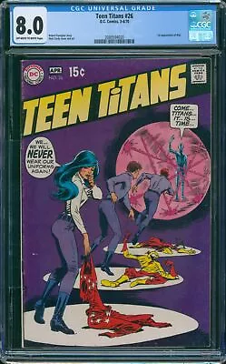 Buy Teen Titans #26 (DC, 1970) CGC 8.0 • 104.84£