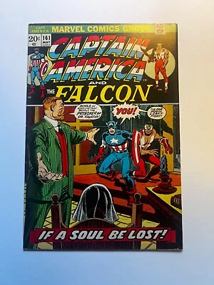 Buy CAPTAIN AMERICA #161 (2nd PEGGY CARTER)  Fine (See Pix) Marvel Comics, 1973 • 6.99£