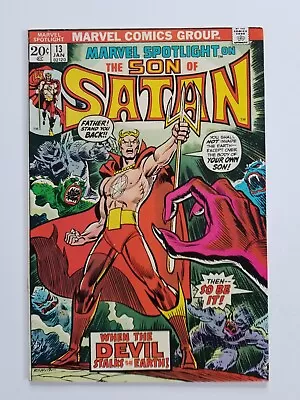 Buy Marvel Spotlight #13 (1974 Marvel Comics) Son Of Satan ~ FN/VF ~ Combine Ship • 19.41£