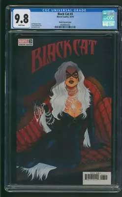 Buy Black Cat #3 Jen Bartel 1:25 Variant Cover CGC 9.8 Marvel Comics 2019 • 108.69£