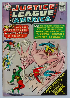 Buy Justice League Of America #37 -  DC Comics August 1965 FN- 5.5 • 22.95£