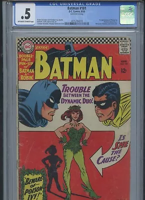 Buy Batman #181 1966 CGC 0.5 (1st App Of Poison Ivy) • 116.49£