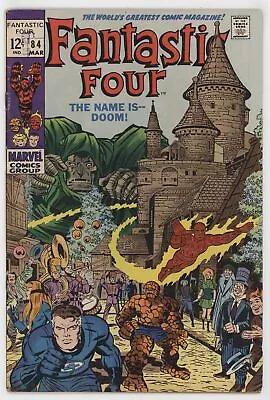 Buy Fantastic Four 84 Marvel 1969 VG FN Doctor Doom Stan Lee Jack Kirby • 25.63£