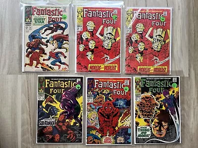 Buy Fantastic Four 73 75 75 76 77 78 G- To F/VF  1968 6 Book Lot • 194.14£