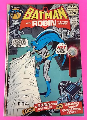 Buy DC Comics - BATMAN With ROBIN - No. 240 - 1972 • 75.33£