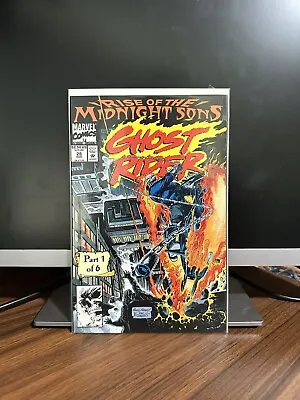 Buy Ghost Rider #28 - Marvel 1992 - Cameo Team Appearance Of Midnight Sons • 11.61£