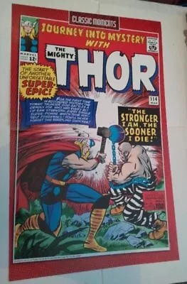 Buy Thor Poster #66 Vs Absorbing Man Journey Into Mystery 114 By Jack Kirby • 93.18£