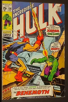 Buy Incredible Hulk #136 Feb 1971  • 116.48£