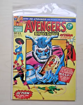 Buy The Avengers #23 - Uk Marvel Comics - Doctor Strange - 1974 (fn) • 2.95£