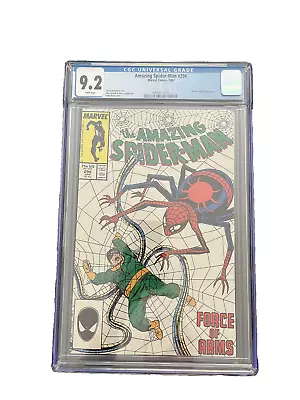 Buy Amazing Spider-Man #296 CGC 9.2 NM+ Marvel Comics 1986 Doctor Octopus Appearance • 58.24£