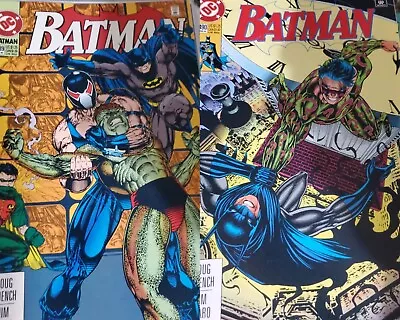 Buy Batman #489 - 490 LOT (DC Comics 1993) 1st Azrael & Bane 2nd Appearance Batman • 17.50£