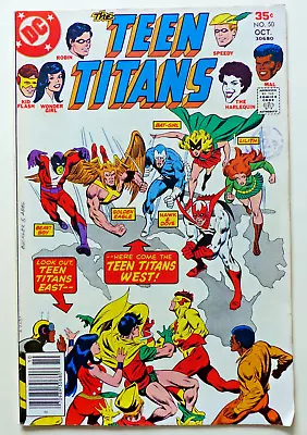 Buy The Teen Titans #50 A Bronze Age Comic From 1977 VFN+ • 6.95£