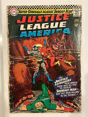 Buy Justice League Of America #45 Comic Book  1st App Shaggy Man • 4.88£