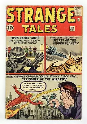 Buy Strange Tales #102 GD 2.0 1962 • 108.73£