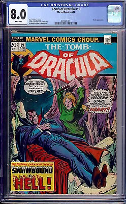 Buy Tomb Of Dracula #19 (Marvel, 1974) CGC 8.0 - KEY • 89.31£