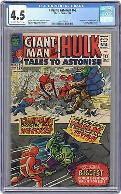 Buy Tales To Astonish #63 CGC 4.5 1965 3995282004 • 97.08£