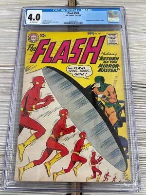 Buy The Flash #109 Return Of The Mirror Master CGC 4.0  Off White • 108.72£