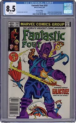 Buy Fantastic Four #243N CGC 8.5 Newsstand 1982 4211914019 • 45.82£