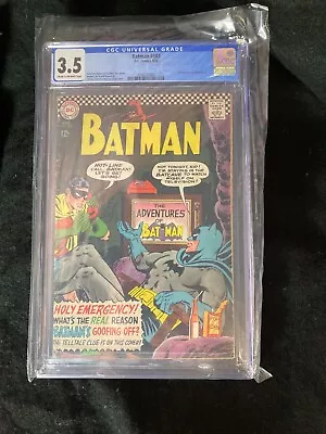 Buy Batman #183 CGC 3.5 1966 Infantino Cover DC Comic 2nd Poison Ivy Appearance Book • 108.92£
