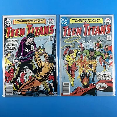 Buy TEEN TITANS Comic Lot (2)  #45  #47 - 1976 DC Comics -  1st Bumblebee VF • 38.01£