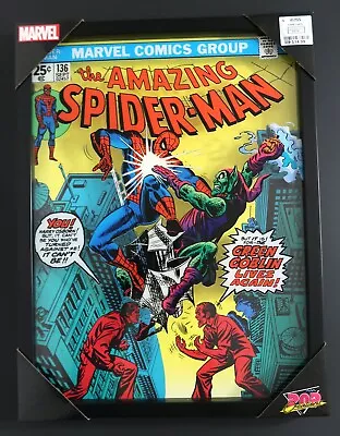 Buy Amazing Spider-Man #136 3D Wall Art Glass Plaque John Romita Marvel Comics • 69.89£