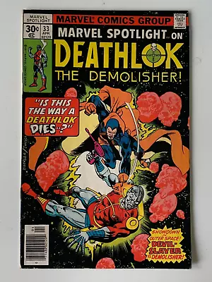 Buy Astonishing Tales Featuring Deathlok #33 F Marvel Comics 1976 Bronze Age Copy 2 • 5.43£